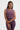 Veyra Cropped Yoga Tank - Berry